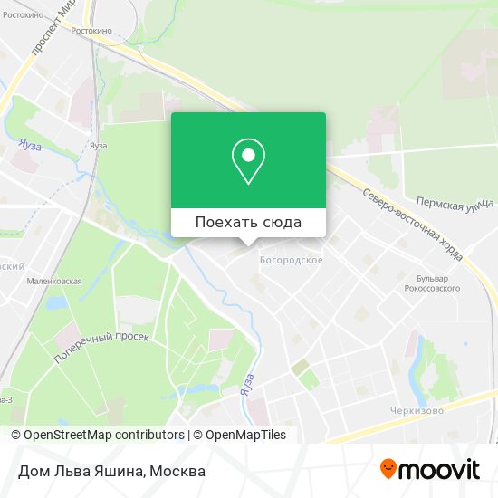 Карта Дом Льва Яшина