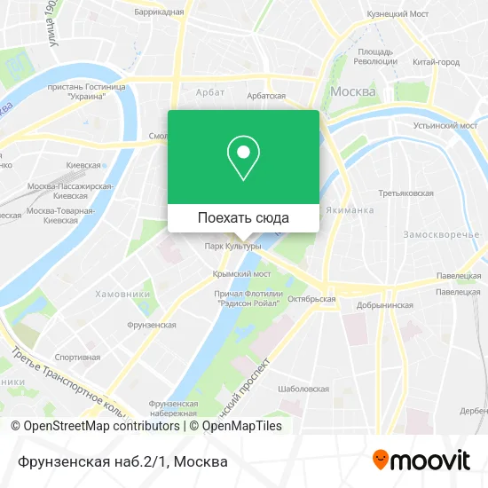 Карта Фрунзенская наб.2/1