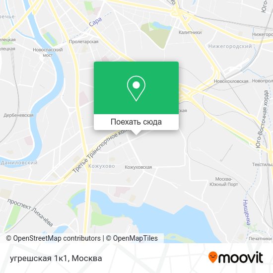 Карта угрешская 1к1