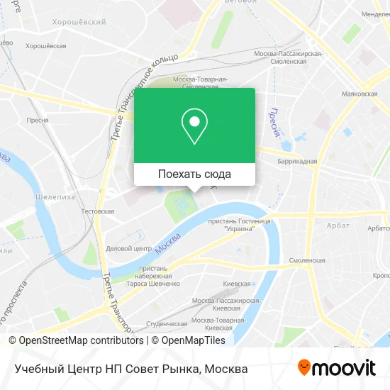 Карта Учебный Центр НП Совет Рынка