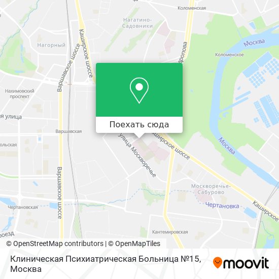 Карта Клиническая Психиатрическая Больница №15