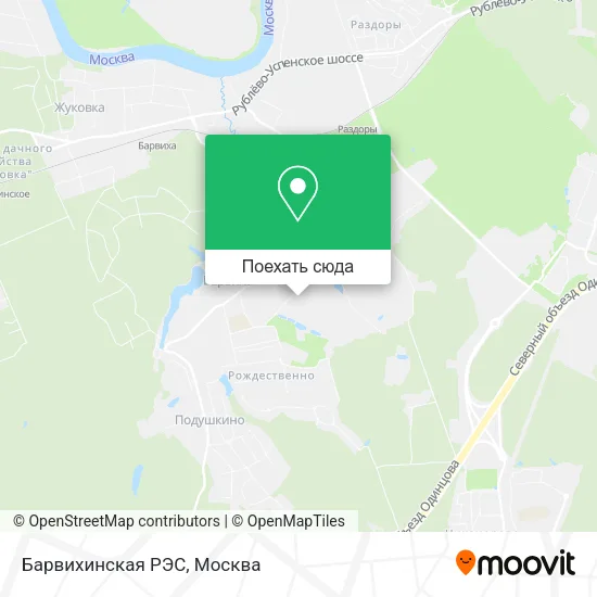 Карта Барвихинская РЭС