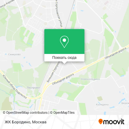 Карта ЖК Бородино