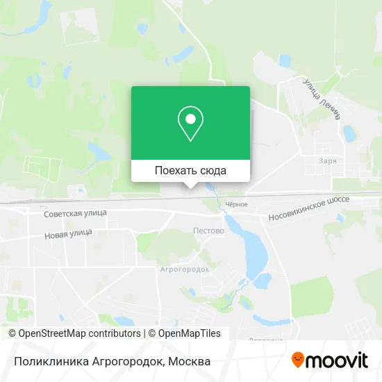 Карта Поликлиника Агрогородок