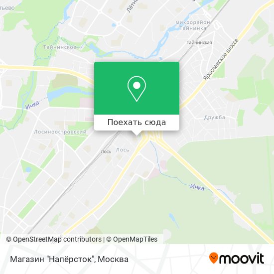 Карта Магазин "Напёрсток"