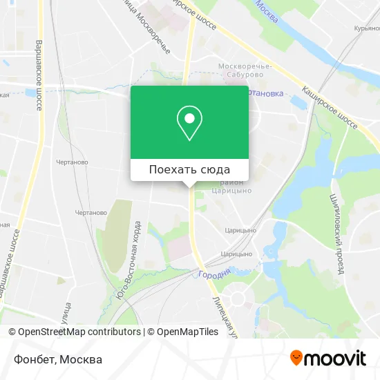 Карта Фонбет