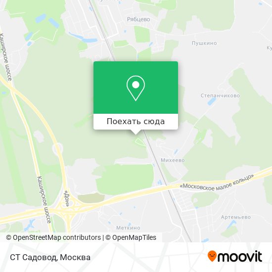 Карта СТ Садовод