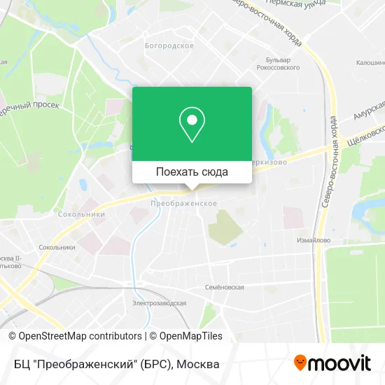 Карта БЦ "Преображенский" (БРС)