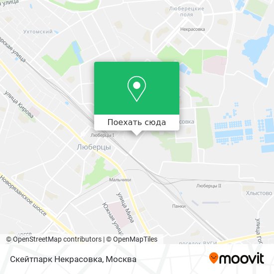 Карта Скейтпарк Некрасовка