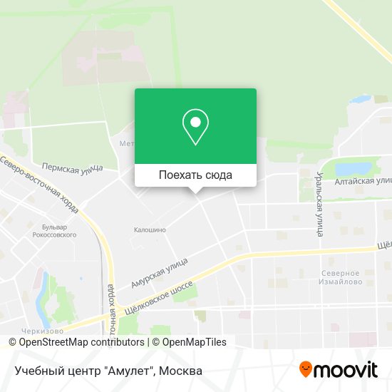 Карта Учебный центр "Амулет"