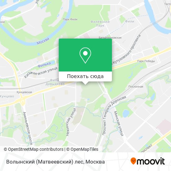 Карта Волынский (Матвеевский) лес