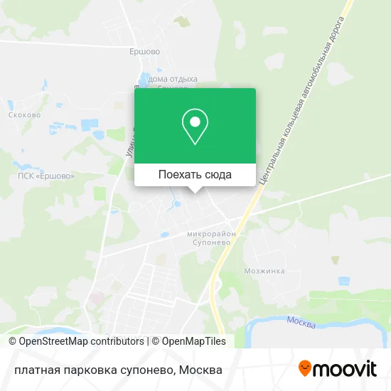 Карта платная парковка супонево