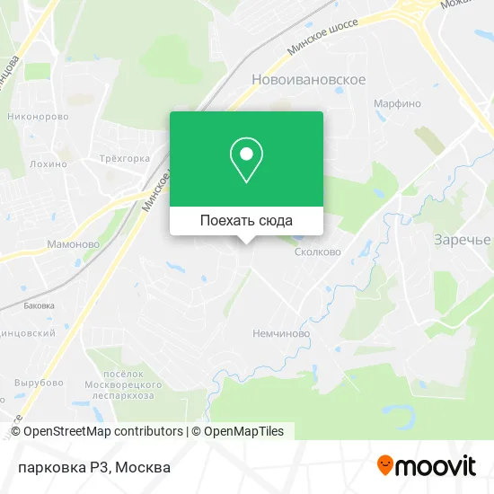 Карта парковка Р3