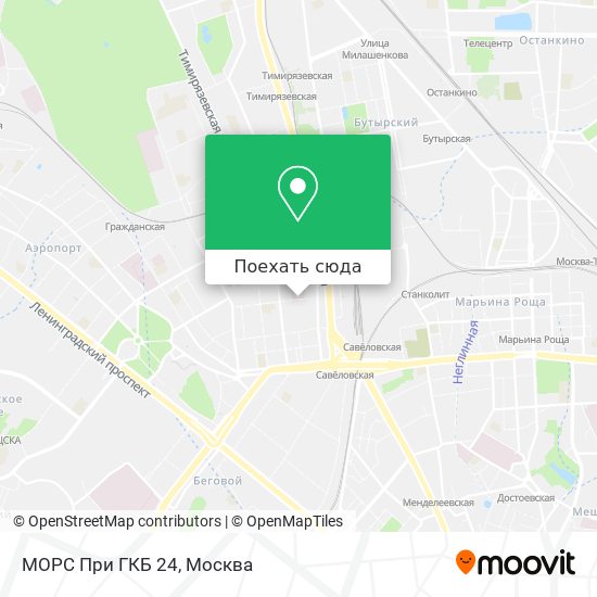 Карта МОРС При ГКБ 24