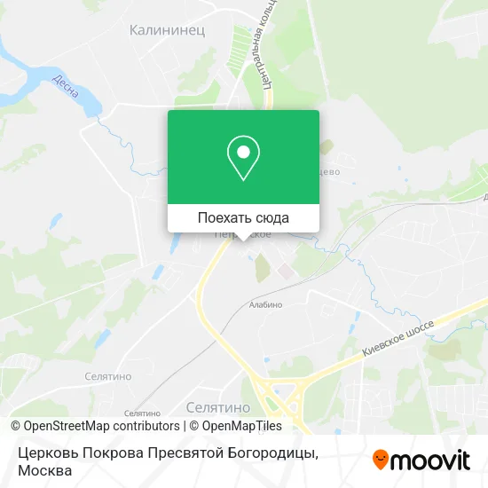 Карта Церковь Покрова Пресвятой Богородицы