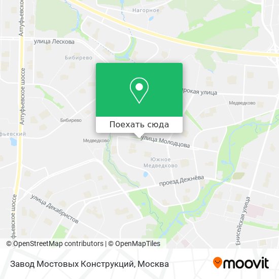 Карта Завод Мостовых Конструкций