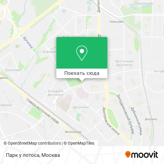 Карта Парк у лотоса