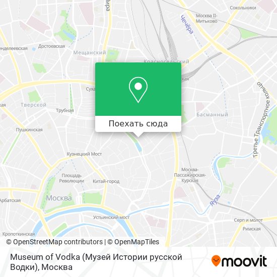 Карта Museum of Vodka (Музей Истории русской Водки)