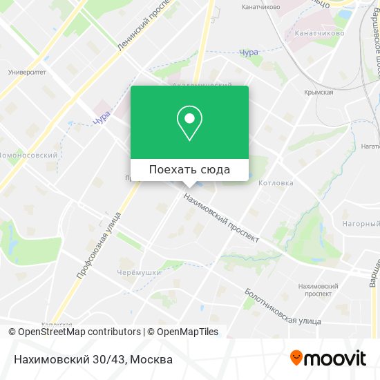 Карта Нахимовский 30/43