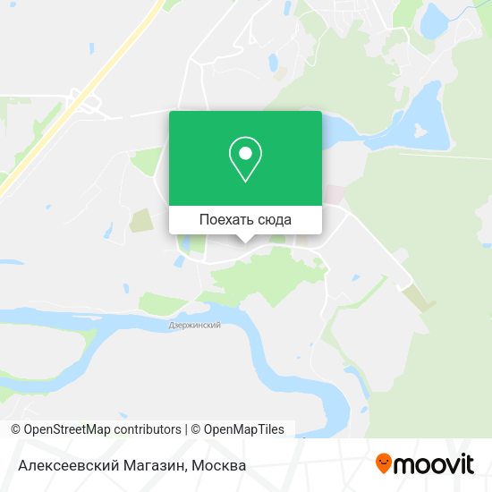 Карта Алексеевский Магазин