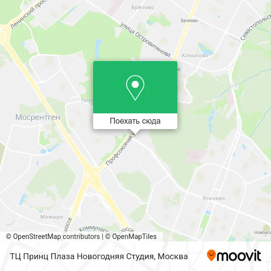 Карта ТЦ Принц Плаза Новогодняя Студия