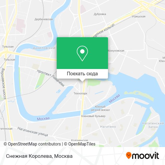 Карта Снежная Королева