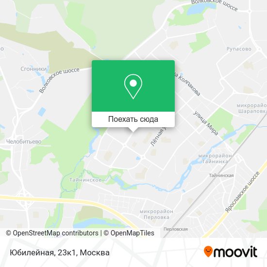 Карта Юбилейная, 23к1