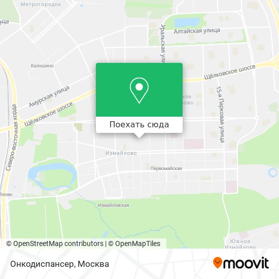Карта Онкодиспансер