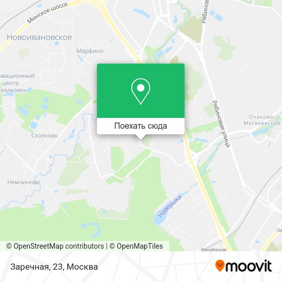 Карта Заречная, 23
