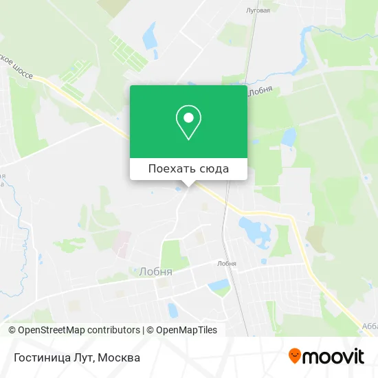 Карта Гостиница Лут