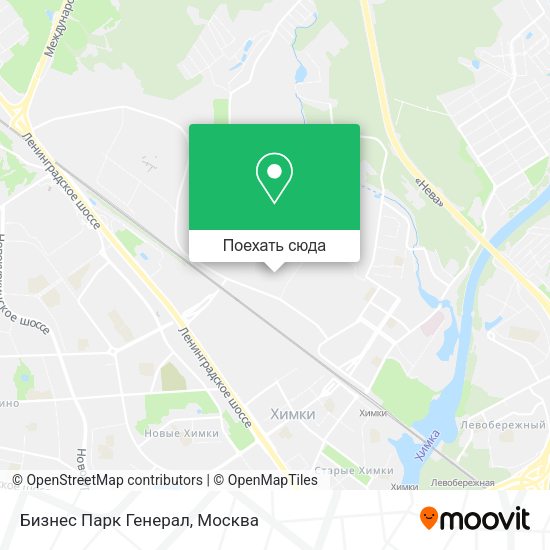 Карта Бизнес Парк Генерал