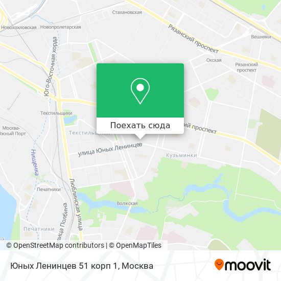Карта Юных Ленинцев 51 корп 1