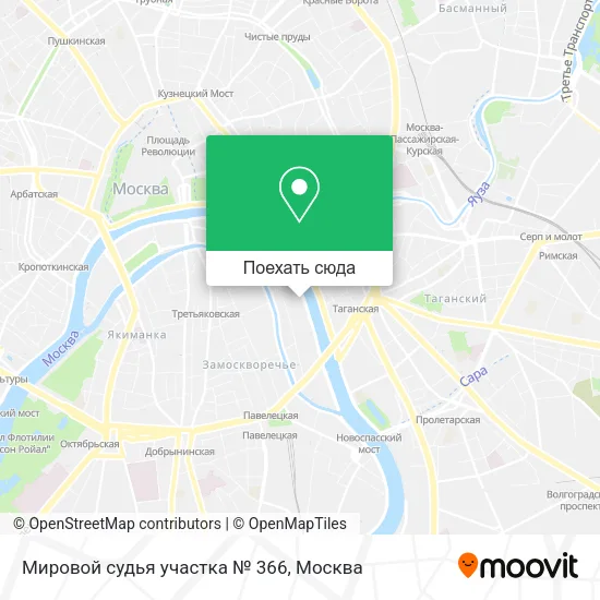 Карта Мировой судья участка № 366