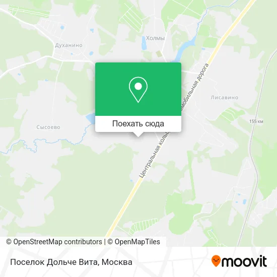 Карта Поселок Дольче Вита