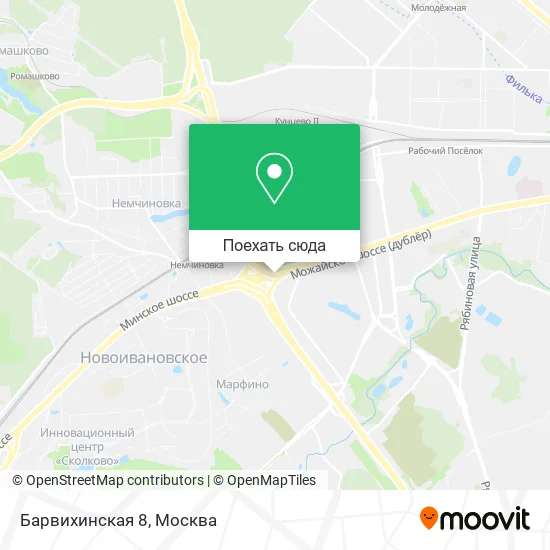 Карта Барвихинская 8
