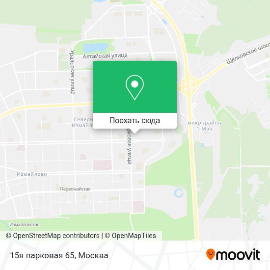 Карта 15я парковая 65