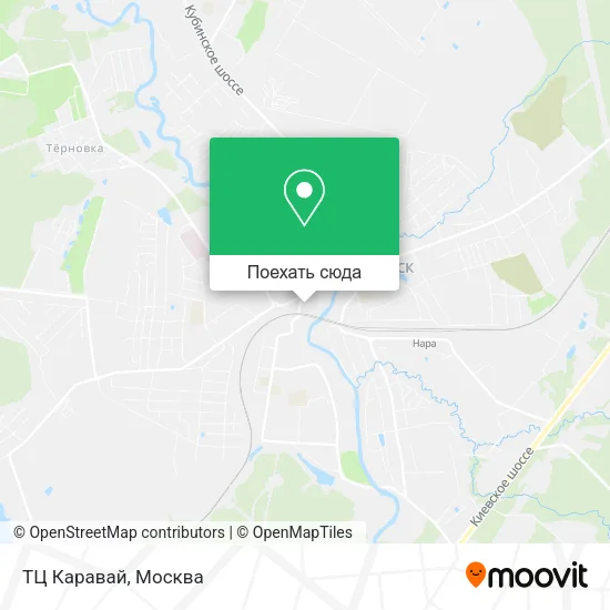 Карта ТЦ Каравай