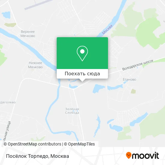 Карта Посёлок Торпедо