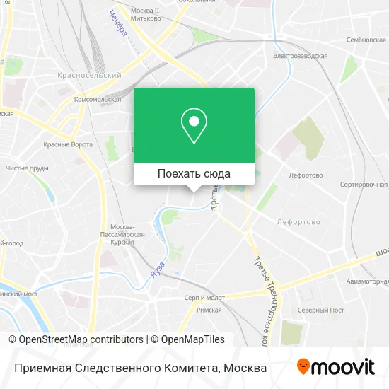 Карта Приемная Следственного Комитета