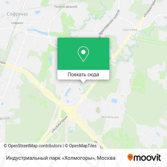 Карта Индустриальный парк «Холмогоры»