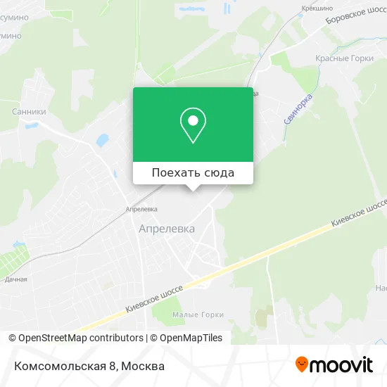 Карта Комсомольская 8
