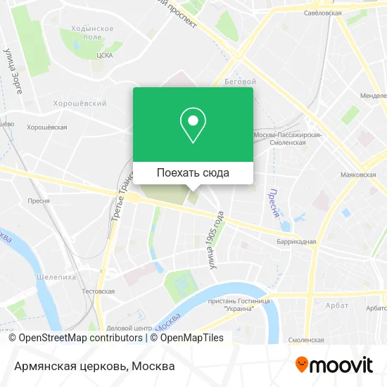 Карта Армянская церковь