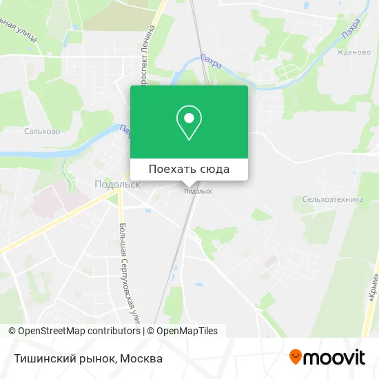 Карта Тишинский рынок