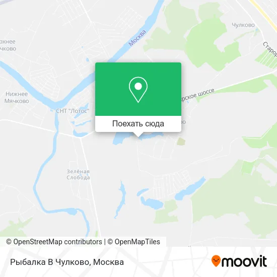 Карта Рыбалка В Чулково