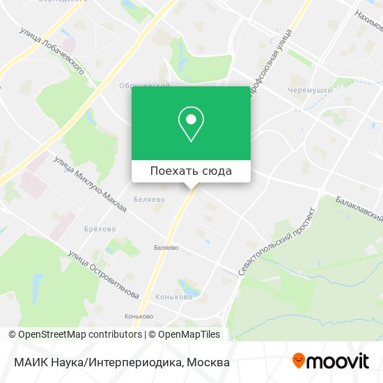 Карта МАИК Наука/Интерпериодика
