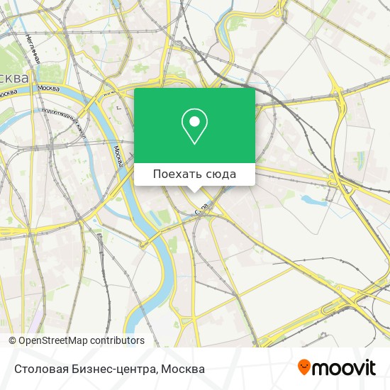 Карта Столовая Бизнес-центра