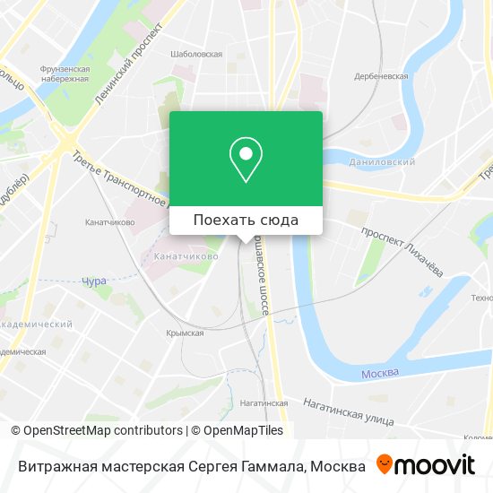 Карта Витражная мастерская Сергея Гаммала