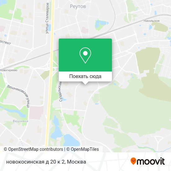 Карта новокосинская д 20 к 2