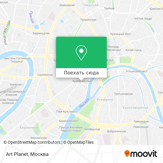 Карта Art Planet