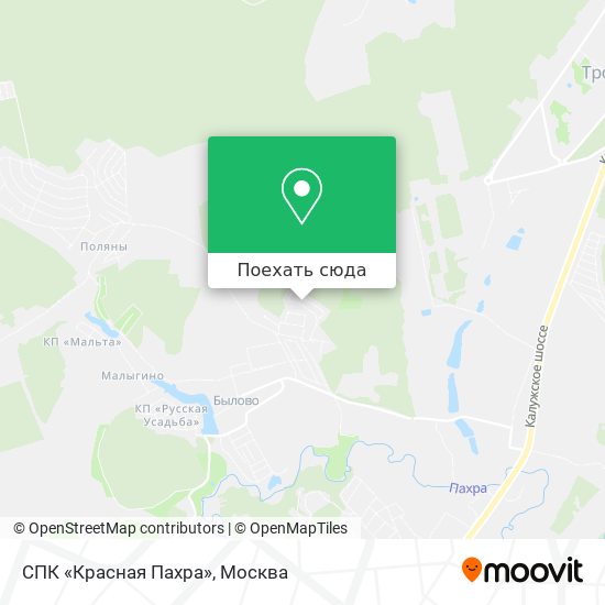 Карта СПК «Красная Пахра»